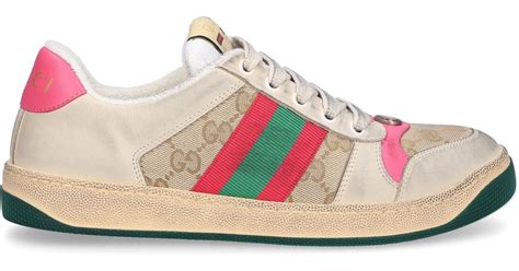 pink and white gucci sneakers|farfetch gucci sneakers sale.